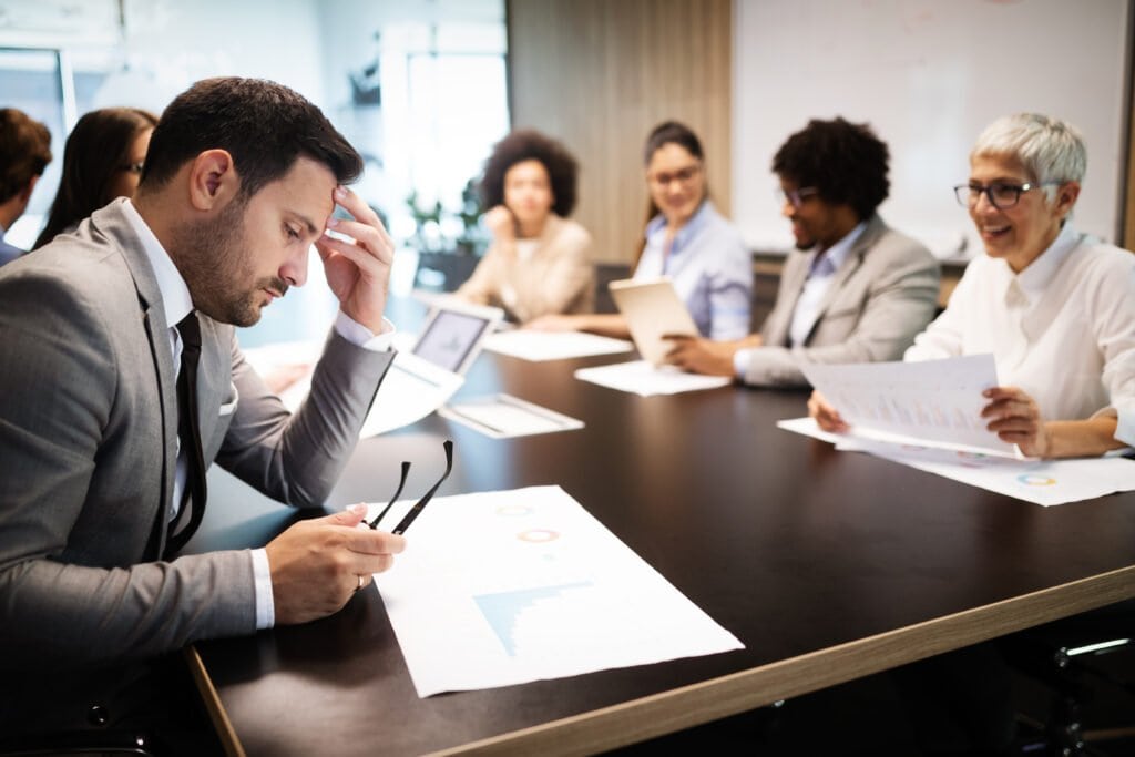 Man stuck in the meeting grind - could nightly supplementation with Passion Flower cure his woes?