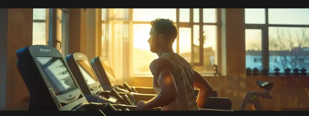 man exercising at gym on treadmill - boost your metabolism with exercise