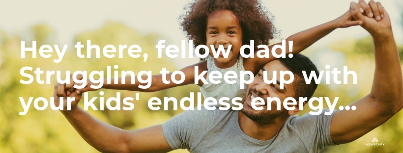 Vitamin B12 Supplement Vegan: The Ultimate Dad's Guide to Boosting Plant-Based Energy 1 Young girl on dads shoulders. Hey there, fellow dad! Struggling to keep up with your kids' endless energy while sticking to your plant-based principles? You're not alone. B12 Supplement Vegan for dads article by Adaptafy.